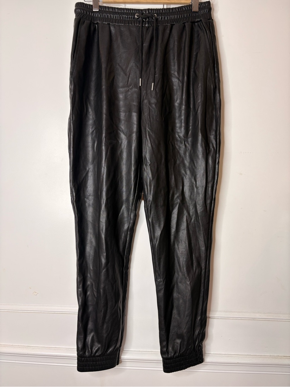 Women’s FAUX-EVER LEATHER JOGGERS